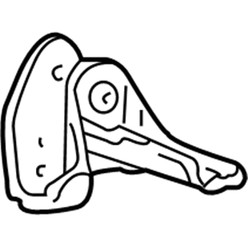 Lexus 12313-0A070 Bracket, Engine Mounting Control(For Transverse Engine)