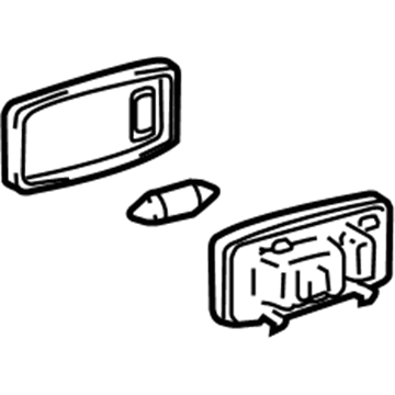 Toyota 81250-06010 Courtesy Lamp