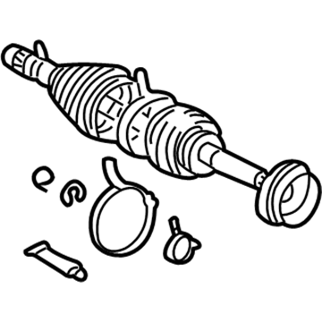 Toyota 43460-69146 SHAFT ASSY, OUTBOARD