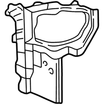 Honda 04611-S01-A01ZZ Panel Set, Left Front Bulkhead