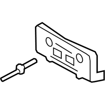 Ford AH6Z-17A385-AA License Bracket