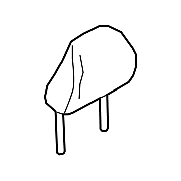 Nissan 86400-5RL5A Headrest Assy-Front Seat