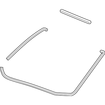 Honda 04731-SWA-000 Rubber Set, FR. Windshield Dam