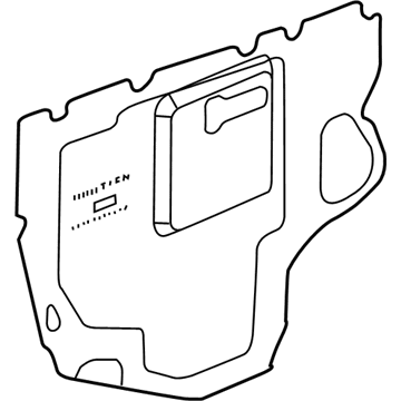GM 15905268 Seal-Front Side Door Trim Panel