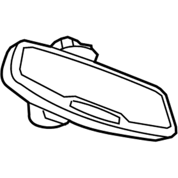 GM 23408299 Mirror Inside