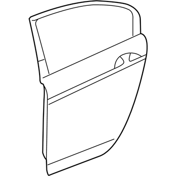 Honda 67510-TA0-A90ZZ Panel, R. RR. Door (DOT)