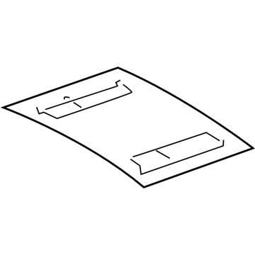 Lexus 63201-50231 Glass Sub-Assembly, SLID