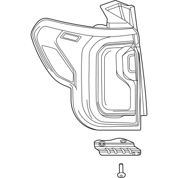 GM 84709442 Tail Lamp