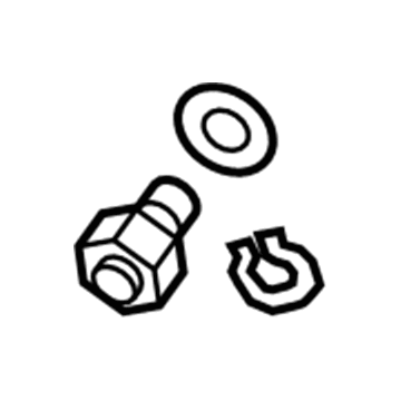 GM 12665858 Oil Cooler Pipe Connector