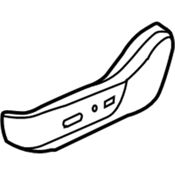 Hyundai 88192-3X100-RY Shield Cover-Seat Driver Outer