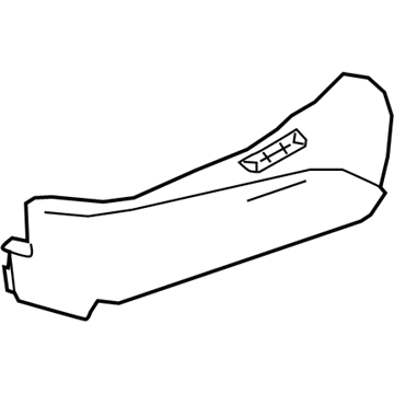 GM 23245998 Cover-Front Seat Cushion Front Finish *Black
