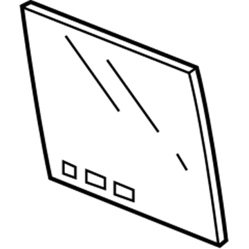 Honda 73221-SJC-A01 Glass Set, Windshield Center (Privacy)(Agc)