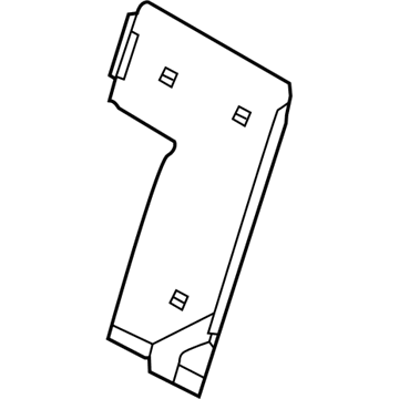 Hyundai 89416-1R001 Back Cover Assembly-Rear Seat, RH