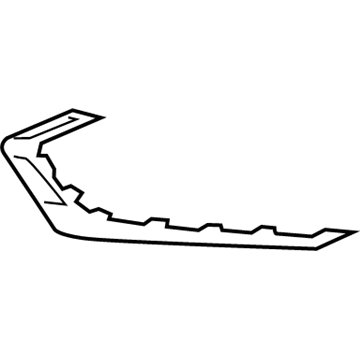 Hyundai 86575-K9000 Piece-FRT Bumper Guard LWR, LH