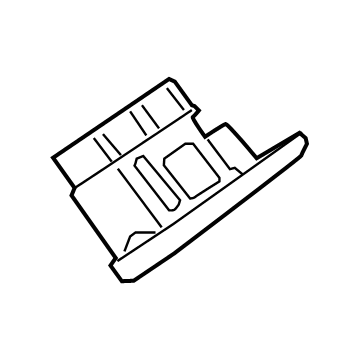 BMW 51-16-7-948-436 OPENER, GLOVE COMPARTMENT, L