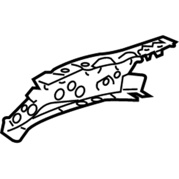 Lexus 57115-0E010 Plate, Front Side Member, Outer RH