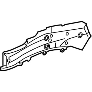 Lexus 57017-0E010 Reinforcement Sub-Assy, Front Side Member, LH