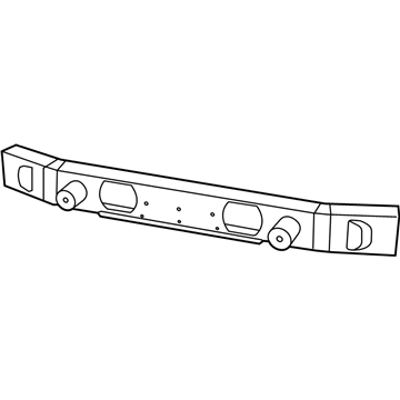 Mopar 68003322AB BEAM-FRONT BUMPER