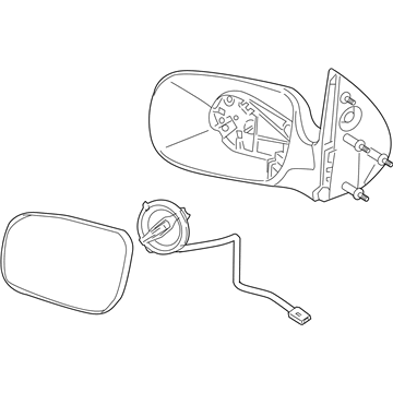 GM 15935753 Mirror Assembly