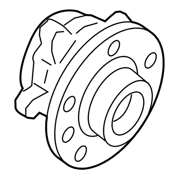 Mopar 68526147AA HUB-WHEEL