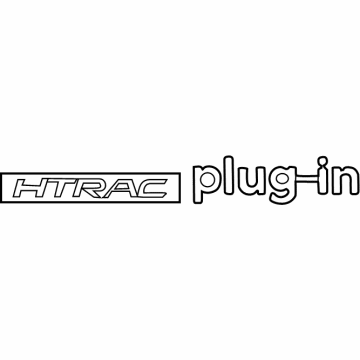 Hyundai 86316-P0010 EMBLEM-HTRAC P.H.E.V