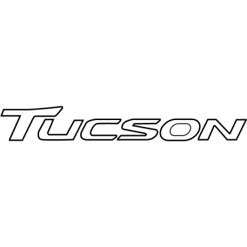 Hyundai 86310-N9000 EMBLEM-TUCSON