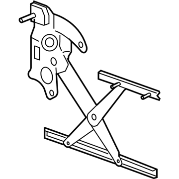 Mopar 55276207AD Window Regulator Front, Front Left