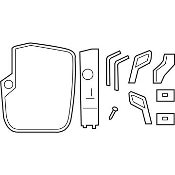 BMW 61-31-9-475-058 REPAIR KIT, TRIM, CENTRAL CO