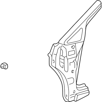 Lexus 61132-48010 Pillar, Front Body, Upper Outer LH