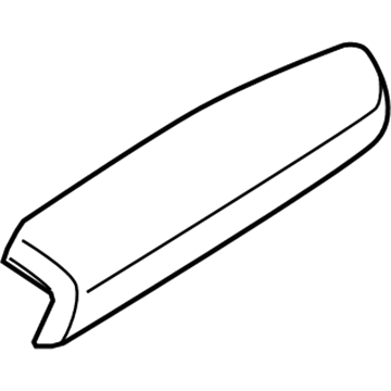 Nissan 80941-1GR0C Front Door Armrest, Left