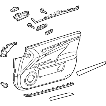 Lexus 67610-30L80-43 Panel Assembly, Front Door