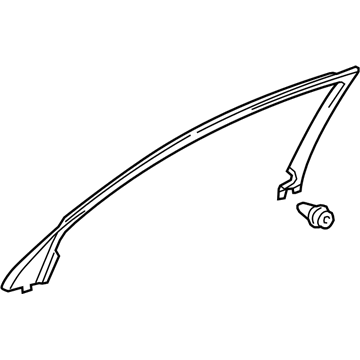 Lexus 67663-30081 GARNISH, Door Frame