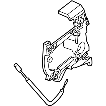 BMW 51-21-7-197-313 Carrier, Outside Door Handle, Left