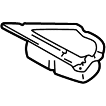 Lexus 64741-48010 Box, Deck Side Trim, RH