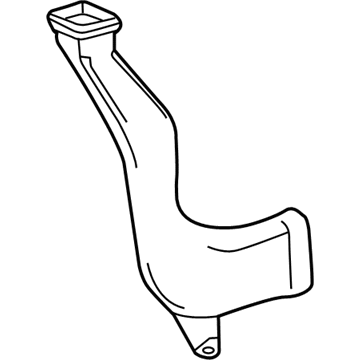 Nissan 27983-3KA0A Duct-Upper Ventilation, Rear