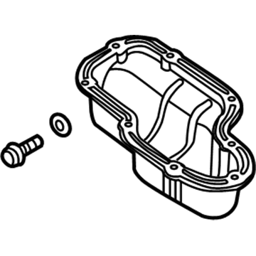 Infiniti 11110-7S010 Lower Engine Oil Pan
