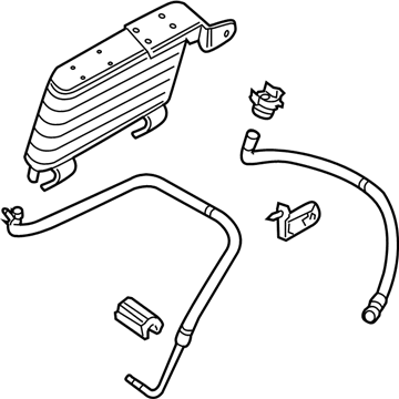 Ford AL2Z-7A095-A Cooler Assembly