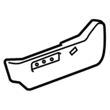 Lexus 71812-60240-A0 Shield, Front Seat Cushion, LH
