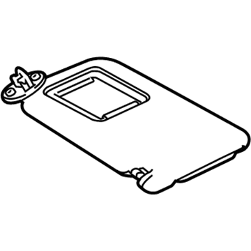 Toyota 74310-0E074-A0 Sunvisor
