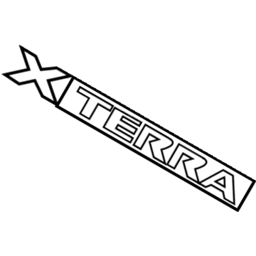 Nissan 93494-EA000 Rear Emblem