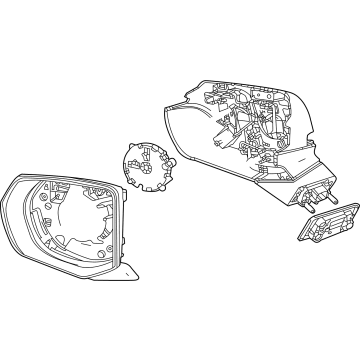 GM 84765826 Mirror Assembly