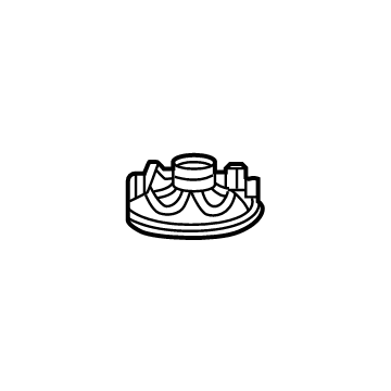 Mopar 68423872AB ISOLATOR-Body Hold Down