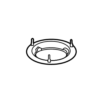 Kia 54623F9000 Pad-Front Spring, Upper