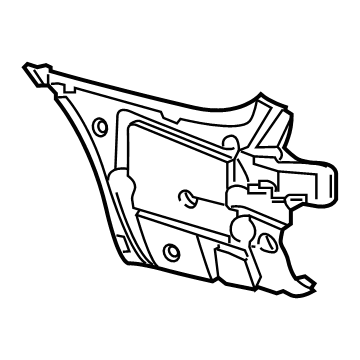 BMW 51-12-8-098-689 GUIDE, REAR LEFT