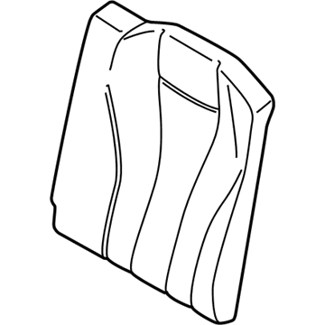 BMW 52-20-7-940-639 COVER BACKREST LEATHER LEFT