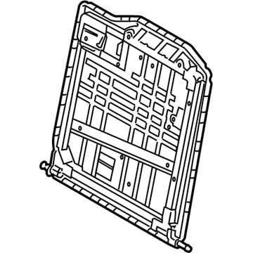 BMW 52-20-7-444-647 FRAME, BACKREST LEFT