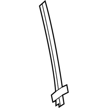 BMW 51-43-7-465-141 TRIM WINDOW GUIDE RAIL REAR