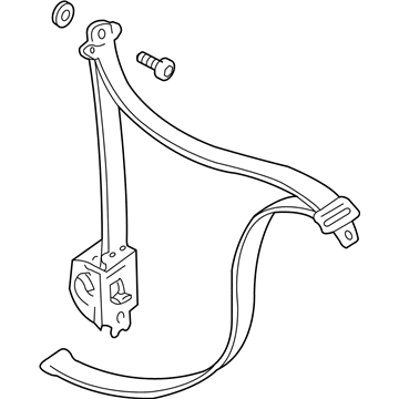 Ford 5S4Z-54611B68-AA Lap & Shoulder Belt