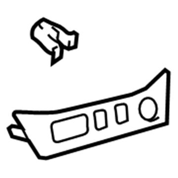 Lexus 55432-48090 Panel, Instrument Panel Finish, Lower