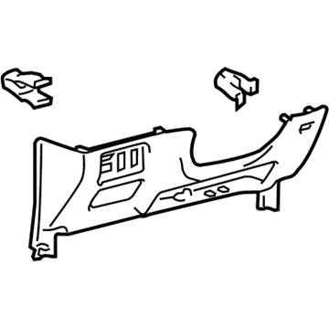 Lexus 55045-0E010-A0 Panel Sub-Assy, Instrument Panel Finish, Lower